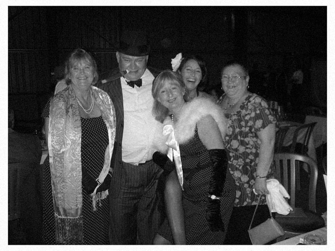 Janet Hill, Jonathan McCafferty, Mary Holroyd and friends